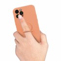 Etui FINGER RING do Samsung A03S pomarańczowy