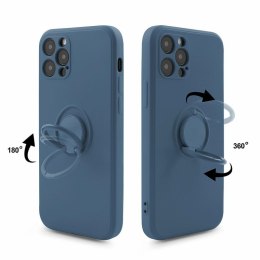 Etui FINGER RING do Samsung S22+ niebieski