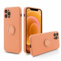 Etui FINGER RING do Xiaomi REDMI 9 pomarańczowy