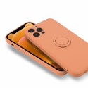 Etui FINGER RING do Xiaomi REDMI 9A pomarańczowy