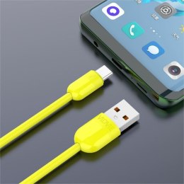 Kabel VIDVIE CB495 USB/Micro 2.4A, 1.2m żółty BOX