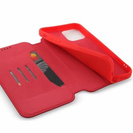 Kabura VINTAGE BOOK do Xiaomi REDMI NOTE 10 5G czerwony
