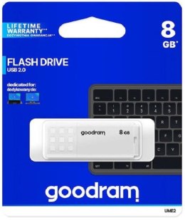Pendrive (Pamięć USB) GOODRAM 8 GB USB 2.0 Biały