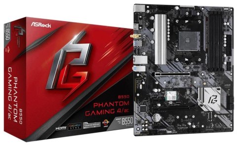 Płyta główna ASROCK B550 PHANTOM GAMING 4/AC Socket AM4 ATX