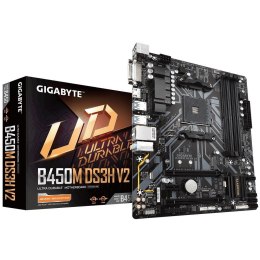 Płyta główna GIGABYTE B450M DS3H V2 Socket AM4