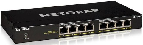 Przełącznik NETGEAR GS308PP-100EUS 8x 10/100/1000