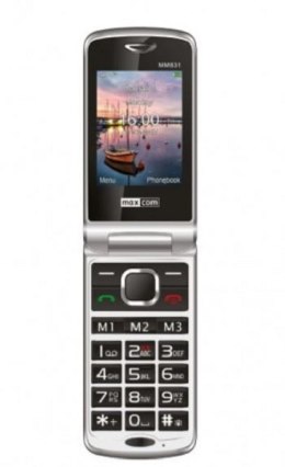 Telefon MAXCOM MM831BB Srebrno-Czarny