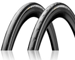 Continental Opona Set Grand Prix Attack & Force III BlackChili 700 x 23/25C Czarna Zwijana 380g