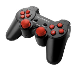 GAMEPAD PC USB WARRIOR CZARNO/CZERWONY