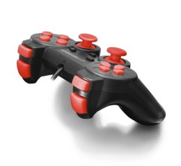 GAMEPAD PC USB WARRIOR CZARNO/CZERWONY