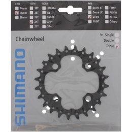 Zębatka rowerowa przednia Shimano Deore FC-M590 24T