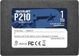 PATRIOT P210 2.5″ 1 TB SATA III (6 Gb/s) 500MB/s 400MS/s