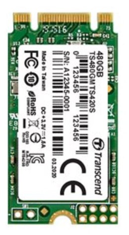 TRANSCEND M.2 2242″ 480 GB SATA III (6 Gb/s)