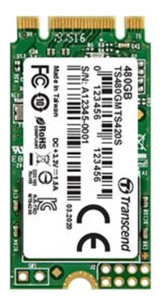 TRANSCEND M.2 2242″ 480 GB SATA III (6 Gb/s)