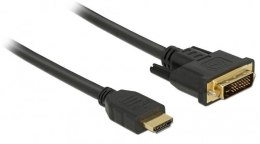 DELOCK Kabel HDMI - DVI 0.5m /s1x HDMI (wtyk) 1x DVI (wtyk)