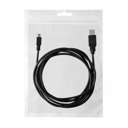 Kabel REVERSE USB/Mini 2A, 2m czarny BAG