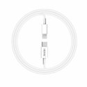 Kabel VIDVIE CB425 Lightning/Type C 2.4A, 1.2m biały