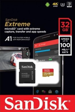Karta pamięci SANDISK microSDHC 32 GB Adapter