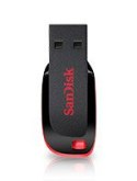 Pendrive (Pamięć USB) SANDISK 64 GB USB 2.0 Czarno-czerwony