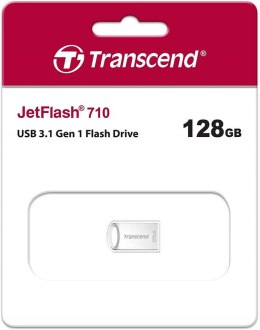 Pendrive (Pamięć USB) TRANSCEND 128 GB Srebrny
