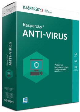*Kaspersky Anti-Virus PL 1Dsktp 1Y KL1171PBAFS