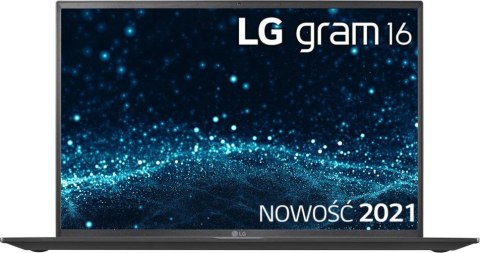 LG Gram 16 2021 16/16GB/i7-1165G7/SSD512GB/IRIS XE/Czarny