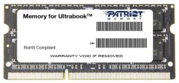 Pamięć PATRIOT SODIMM DDR3 4GB 1600MHz 11CL 1.35V SINGLE