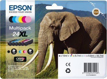 Tusz EPSON Multipack 24XL 6 kolorów C13T24384011