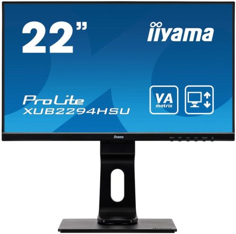 Monitor IIYAMA 21.5" 1920 x 1080 XUB2294HSU-B1 Czarny