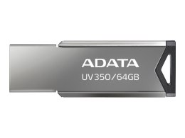 Pendrive (Pamięć USB) A-DATA 64 GB Srebrno-czarny