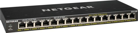 Przełącznik NETGEAR GS316P-100EUS 16x 10/100/1000 PoE