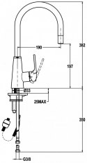 Bateria zlewozmywakowa TEKA 510075