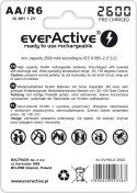 Baterie EVERACTIVE NiMH AA 2500mAh 4 szt. EVHRL6-2600