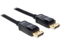 DELOCK Displayport M/M 1 m 1m /s1x DisplayPort (wtyk) 1x DisplayPort (wtyk)