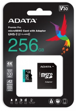 Karta pamięci A-DATA 256 GB Adapter