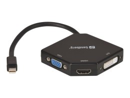 Adapter SANDBERG 509-12 Mini DisplayPort - HDMI+DVI+VGA