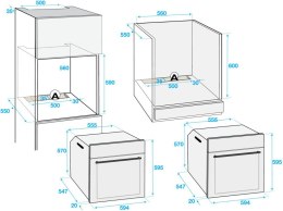 Piekarnik Do zabudowy w słupku BEKO 7768286711