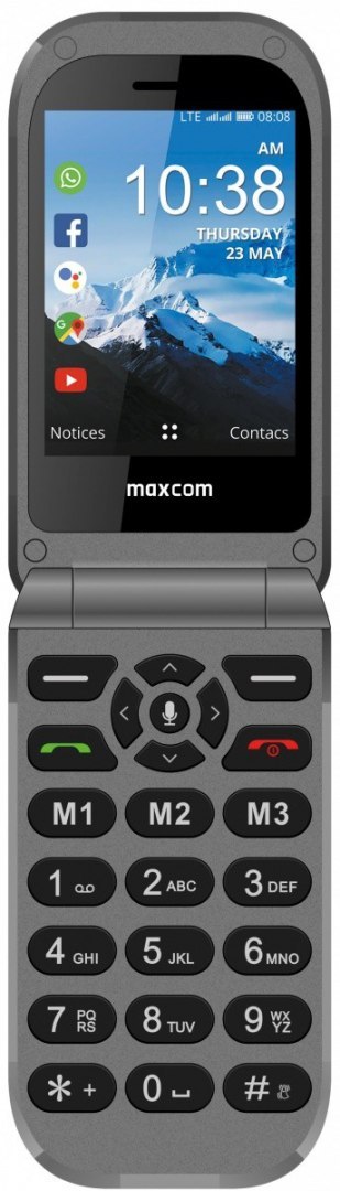 Telefon MAXCOM MK 399 Szaro-Czarny