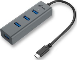USB-C Metal 4-portowy HUB USB 3.0 4x USB 3.0