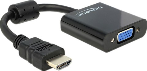 Adapter DELOCK HDMI-A(M) - VGA(F) HDMI-A - VGA 65512