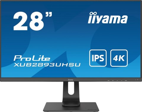 Monitor IIYAMA 28" 3840 x 2160 XUB2893UHSU-B1 Czarny