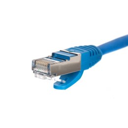 NETRACK RJ45 - RJ45 FTP 0.25 m Niebieski 0.25 Patchcord