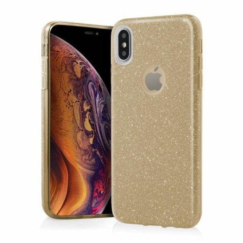 Etui GLITTER do Huawei HONOR 10 złoty