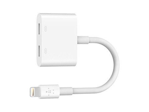 Adapter BELKIN F8J198BTWHT Lightning Audio - Lightning Zasilanie