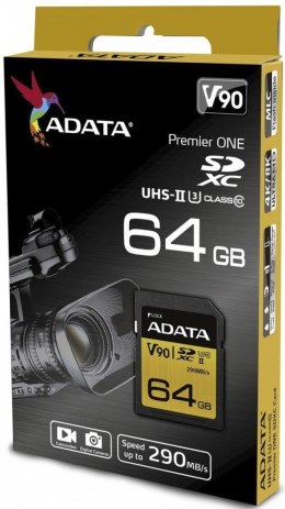 Karta pamięci ADATA 64 GB Dokumentacja