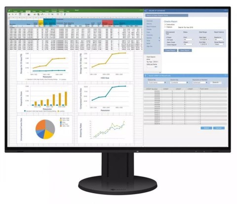 Monitor EIZO 24.1" 1920 x 1200 EV2457-BK Czarny