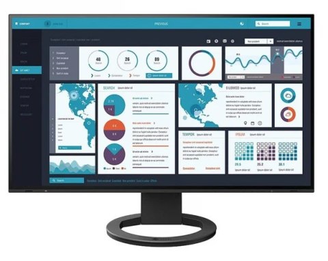 Monitor EIZO 24.1" 1920 x 1200 EV2495-BK Czarny