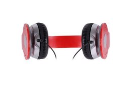 Słuchawki z mikrofonem REBELTEC Czerwony RBLSLU023