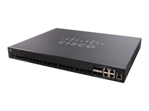 CISCO SX350X-24F-K9-EU Cisco SX350X-24F 24-Port 10G SFP+ Stackable Managed Switch