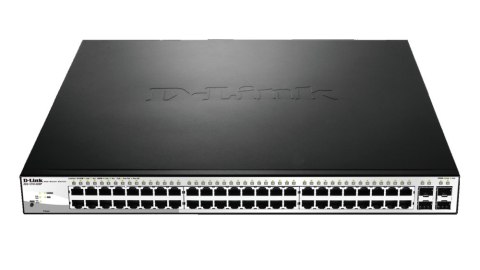 DGS-1210-52MP,48x 1Gbps Smart Sw,4x SFP